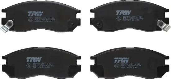 Bremsbelagsatz, Scheibenbremse Vorderachse TRW GDB1128 Bild Bremsbelagsatz, Scheibenbremse Vorderachse TRW GDB1128