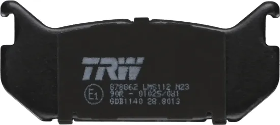 Bremsbelagsatz, Scheibenbremse Hinterachse TRW GDB1140 Bild Bremsbelagsatz, Scheibenbremse Hinterachse TRW GDB1140