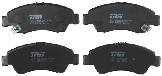 Bremsbelagsatz, Scheibenbremse Vorderachse TRW GDB1164 Bild Bremsbelagsatz, Scheibenbremse Vorderachse TRW GDB1164