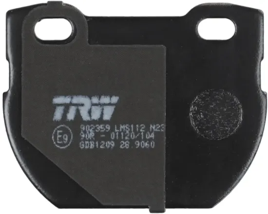 Bremsbelagsatz, Scheibenbremse Hinterachse TRW GDB1209 Bild Bremsbelagsatz, Scheibenbremse Hinterachse TRW GDB1209