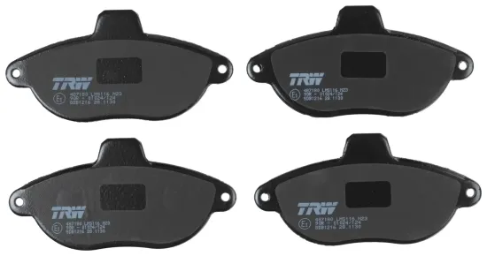 Bremsbelagsatz, Scheibenbremse Vorderachse TRW GDB1216 Bild Bremsbelagsatz, Scheibenbremse Vorderachse TRW GDB1216