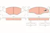 Bremsbelagsatz, Scheibenbremse Vorderachse TRW GDB1219 Bild Bremsbelagsatz, Scheibenbremse Vorderachse TRW GDB1219