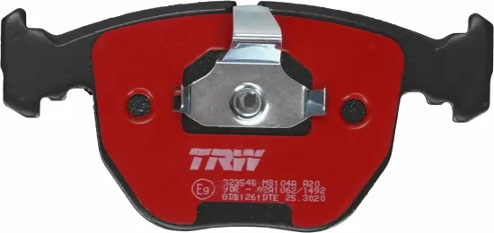 Bremsbelagsatz, Scheibenbremse Vorderachse TRW GDB1261DTE Bild Bremsbelagsatz, Scheibenbremse Vorderachse TRW GDB1261DTE