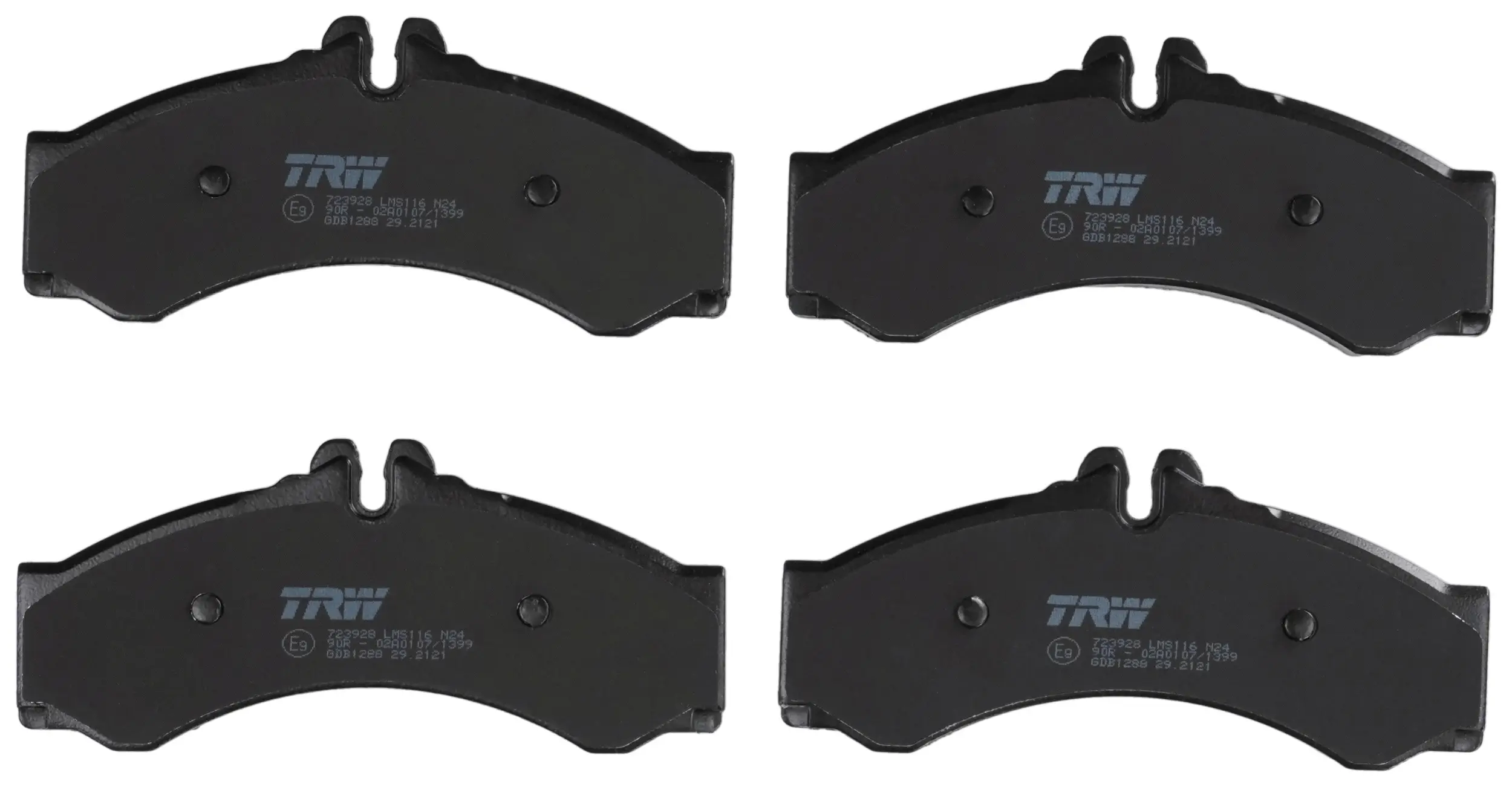 Bremsbelagsatz, Scheibenbremse TRW GDB1288