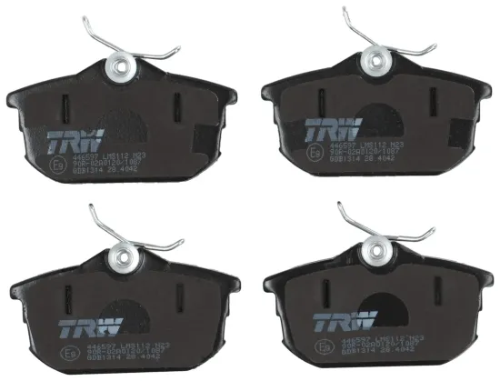 Bremsbelagsatz, Scheibenbremse Hinterachse TRW GDB1314 Bild Bremsbelagsatz, Scheibenbremse Hinterachse TRW GDB1314