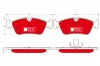 Bremsbelagsatz, Scheibenbremse TRW GDB1348DTE