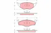 Bremsbelagsatz, Scheibenbremse Vorderachse TRW GDB1375