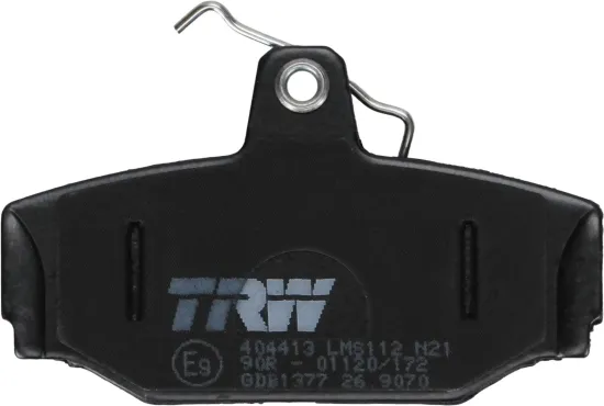 Bremsbelagsatz, Scheibenbremse Hinterachse TRW GDB1377 Bild Bremsbelagsatz, Scheibenbremse Hinterachse TRW GDB1377