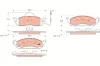 Bremsbelagsatz, Scheibenbremse Vorderachse TRW GDB1378 Bild Bremsbelagsatz, Scheibenbremse Vorderachse TRW GDB1378
