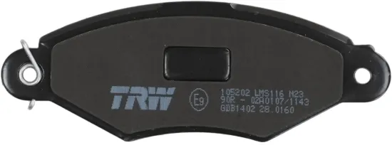 Bremsbelagsatz, Scheibenbremse Vorderachse TRW GDB1402 Bild Bremsbelagsatz, Scheibenbremse Vorderachse TRW GDB1402