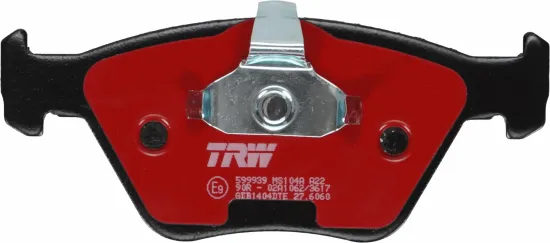 Bremsbelagsatz, Scheibenbremse Vorderachse TRW GDB1404DTE Bild Bremsbelagsatz, Scheibenbremse Vorderachse TRW GDB1404DTE