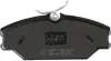 Bremsbelagsatz, Scheibenbremse Vorderachse TRW GDB1405 Bild Bremsbelagsatz, Scheibenbremse Vorderachse TRW GDB1405