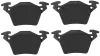Bremsbelagsatz, Scheibenbremse Hinterachse TRW GDB1408 Bild Bremsbelagsatz, Scheibenbremse Hinterachse TRW GDB1408