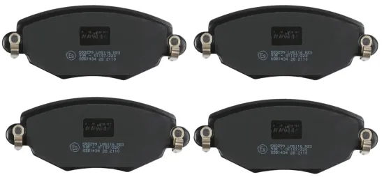 Bremsbelagsatz, Scheibenbremse Vorderachse TRW GDB1434 Bild Bremsbelagsatz, Scheibenbremse Vorderachse TRW GDB1434