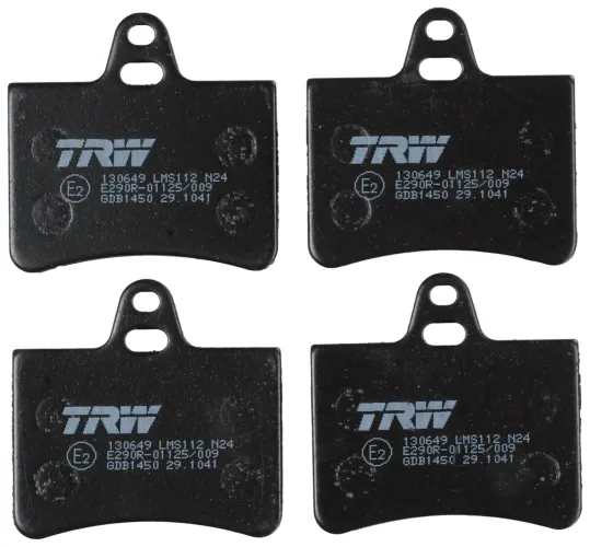 Bremsbelagsatz, Scheibenbremse Hinterachse TRW GDB1450 Bild Bremsbelagsatz, Scheibenbremse Hinterachse TRW GDB1450