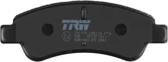 Bremsbelagsatz, Scheibenbremse TRW GDB1463 Bild Bremsbelagsatz, Scheibenbremse TRW GDB1463