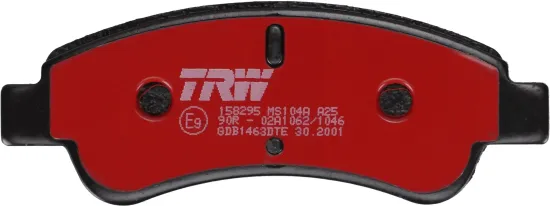 Bremsbelagsatz, Scheibenbremse TRW GDB1463DTE Bild Bremsbelagsatz, Scheibenbremse TRW GDB1463DTE