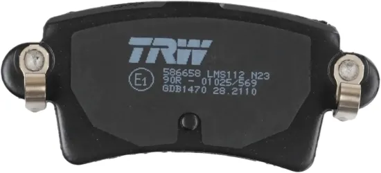 Bremsbelagsatz, Scheibenbremse Hinterachse TRW GDB1470 Bild Bremsbelagsatz, Scheibenbremse Hinterachse TRW GDB1470