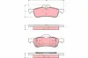 Bremsbelagsatz, Scheibenbremse Hinterachse TRW GDB1477