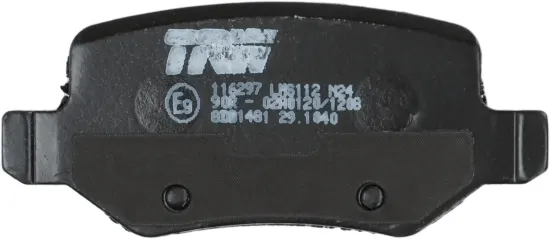 Bremsbelagsatz, Scheibenbremse Hinterachse TRW GDB1481 Bild Bremsbelagsatz, Scheibenbremse Hinterachse TRW GDB1481