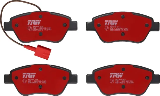 Bremsbelagsatz, Scheibenbremse Vorderachse TRW GDB1482DTE Bild Bremsbelagsatz, Scheibenbremse Vorderachse TRW GDB1482DTE