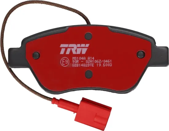 Bremsbelagsatz, Scheibenbremse Vorderachse TRW GDB1482DTE Bild Bremsbelagsatz, Scheibenbremse Vorderachse TRW GDB1482DTE