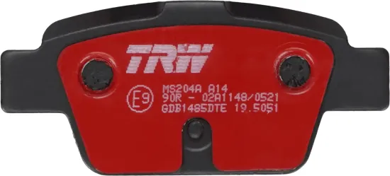 Bremsbelagsatz, Scheibenbremse Hinterachse TRW GDB1485DTE Bild Bremsbelagsatz, Scheibenbremse Hinterachse TRW GDB1485DTE