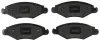 Bremsbelagsatz, Scheibenbremse Vorderachse TRW GDB1500 Bild Bremsbelagsatz, Scheibenbremse Vorderachse TRW GDB1500