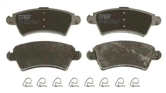 Bremsbelagsatz, Scheibenbremse Vorderachse TRW GDB1501 Bild Bremsbelagsatz, Scheibenbremse Vorderachse TRW GDB1501