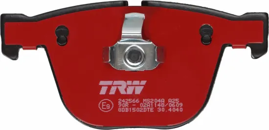Bremsbelagsatz, Scheibenbremse Hinterachse TRW GDB1502DTE Bild Bremsbelagsatz, Scheibenbremse Hinterachse TRW GDB1502DTE