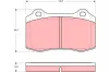 Bremsbelagsatz, Scheibenbremse TRW GDB1513