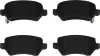 Bremsbelagsatz, Scheibenbremse Hinterachse TRW GDB1515DTE Bild Bremsbelagsatz, Scheibenbremse Hinterachse TRW GDB1515DTE