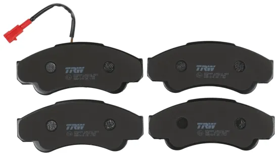 Bremsbelagsatz, Scheibenbremse Vorderachse TRW GDB1518 Bild Bremsbelagsatz, Scheibenbremse Vorderachse TRW GDB1518