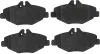 Bremsbelagsatz, Scheibenbremse Vorderachse TRW GDB1542 Bild Bremsbelagsatz, Scheibenbremse Vorderachse TRW GDB1542