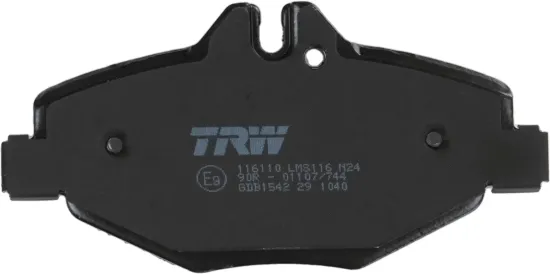 Bremsbelagsatz, Scheibenbremse Vorderachse TRW GDB1542 Bild Bremsbelagsatz, Scheibenbremse Vorderachse TRW GDB1542