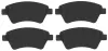 Bremsbelagsatz, Scheibenbremse Vorderachse TRW GDB1552 Bild Bremsbelagsatz, Scheibenbremse Vorderachse TRW GDB1552
