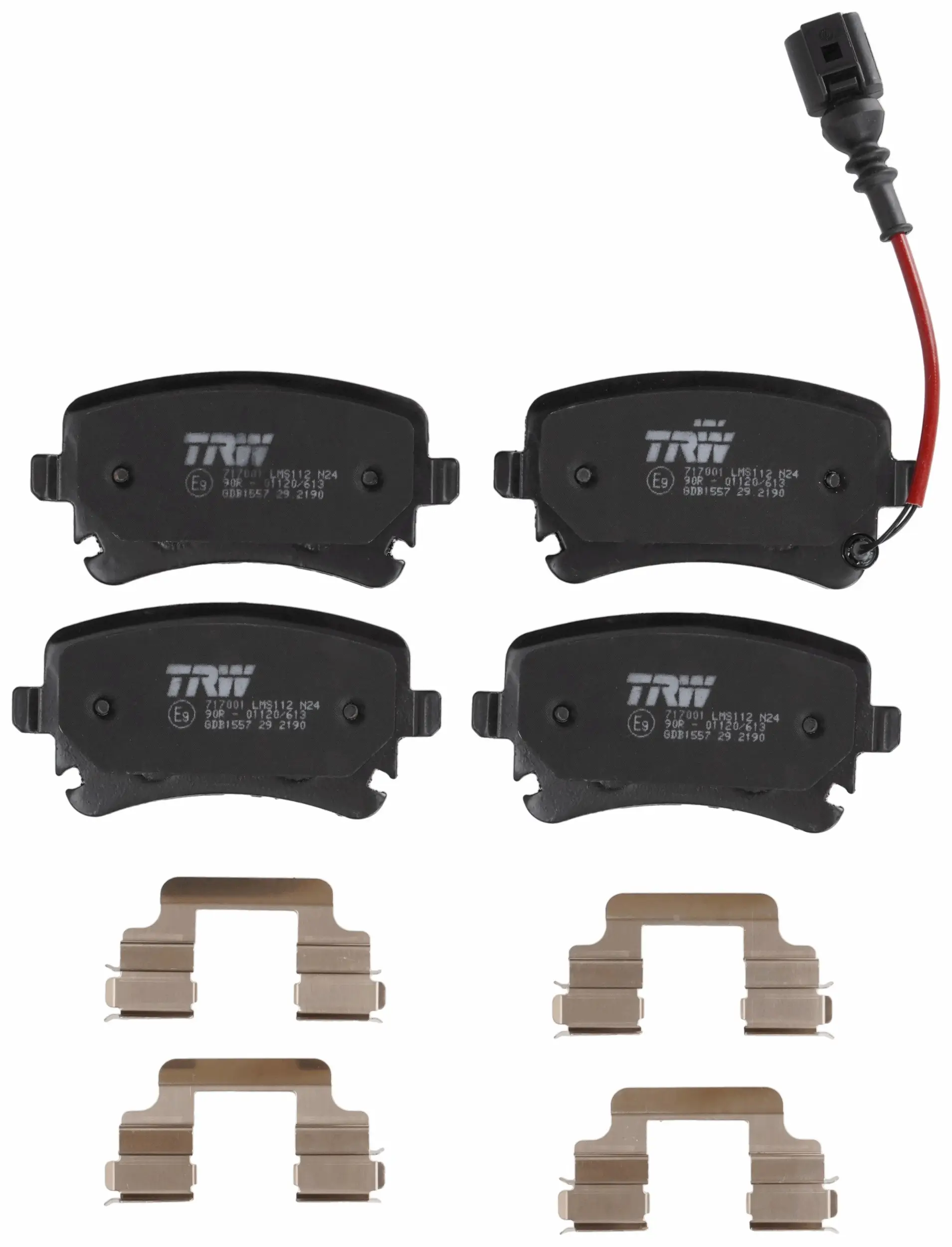 Bremsbelagsatz, Scheibenbremse TRW GDB1557
