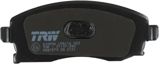 Bremsbelagsatz, Scheibenbremse TRW GDB1570 Bild Bremsbelagsatz, Scheibenbremse TRW GDB1570