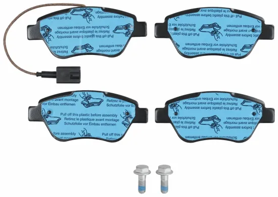 Bremsbelagsatz, Scheibenbremse Vorderachse TRW GDB1590 Bild Bremsbelagsatz, Scheibenbremse Vorderachse TRW GDB1590