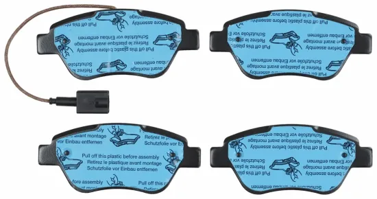 Bremsbelagsatz, Scheibenbremse Vorderachse TRW GDB1590 Bild Bremsbelagsatz, Scheibenbremse Vorderachse TRW GDB1590