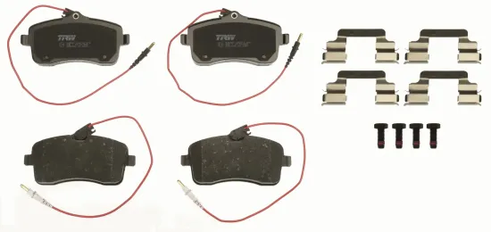 Bremsbelagsatz, Scheibenbremse Vorderachse TRW GDB1594 Bild Bremsbelagsatz, Scheibenbremse Vorderachse TRW GDB1594