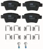 Bremsbelagsatz, Scheibenbremse TRW GDB1620