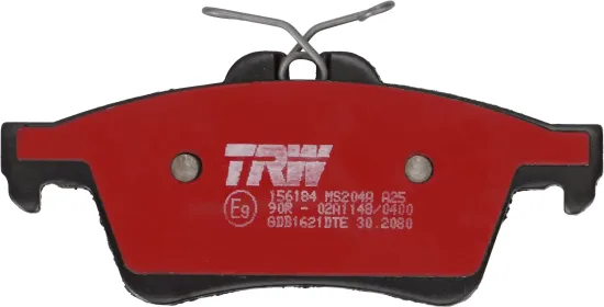 Bremsbelagsatz, Scheibenbremse TRW GDB1621DTE Bild Bremsbelagsatz, Scheibenbremse TRW GDB1621DTE