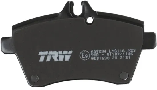Bremsbelagsatz, Scheibenbremse Vorderachse TRW GDB1630 Bild Bremsbelagsatz, Scheibenbremse Vorderachse TRW GDB1630