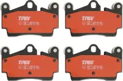 Bremsbelagsatz, Scheibenbremse Hinterachse TRW GDB1653DTE
