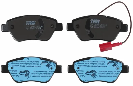 Bremsbelagsatz, Scheibenbremse TRW GDB1654 Bild Bremsbelagsatz, Scheibenbremse TRW GDB1654