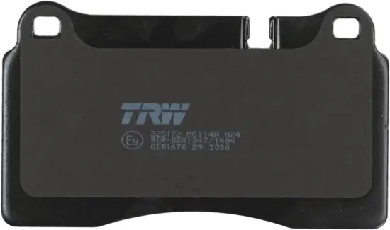 Bremsbelagsatz, Scheibenbremse Vorderachse TRW GDB1670 Bild Bremsbelagsatz, Scheibenbremse Vorderachse TRW GDB1670