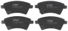 Bremsbelagsatz, Scheibenbremse Vorderachse TRW GDB1673 Bild Bremsbelagsatz, Scheibenbremse Vorderachse TRW GDB1673