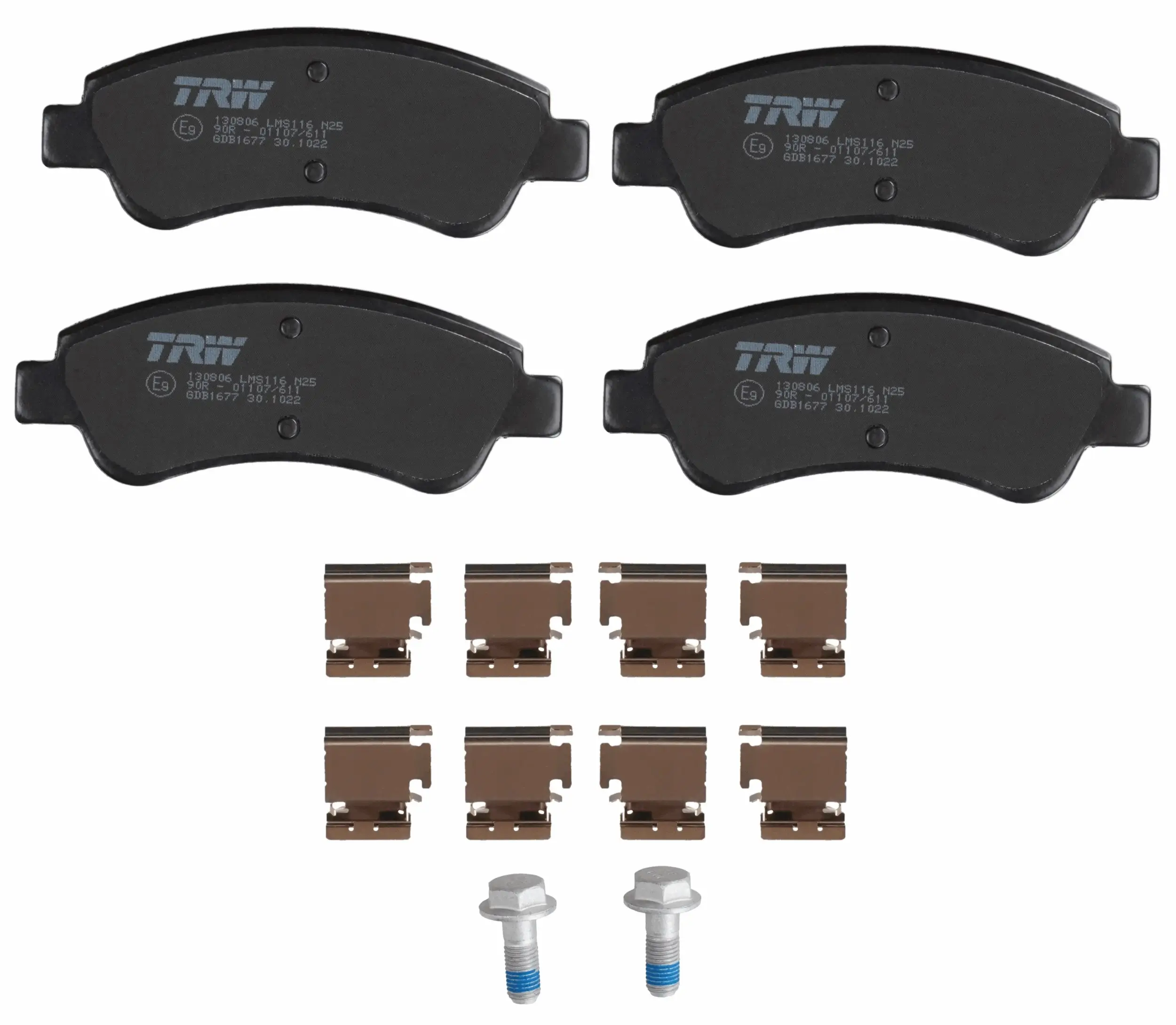 Bremsbelagsatz, Scheibenbremse TRW GDB1677