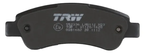 Bremsbelagsatz, Scheibenbremse Hinterachse TRW GDB1682 Bild Bremsbelagsatz, Scheibenbremse Hinterachse TRW GDB1682